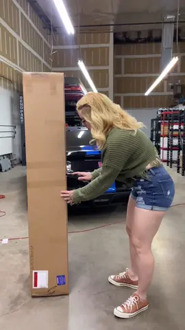 Carbon Fiber R-wing replica unboxing for my Shelby GT350.