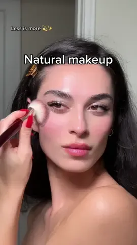 Less is more💕 #makeuptutorial #fyp #grwm #musthavemakeup 