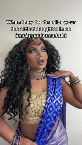 I got my moms looks but my daddy’s anger issues. #southasiantiktok 