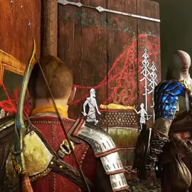 atreus says goodbye to kratos😓. #fyp #foryou #kratos #atreus #godofwarragnarok 