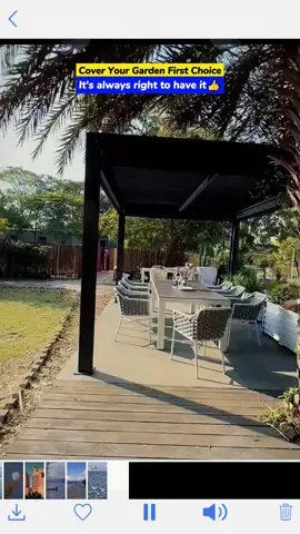 #pergola #gazebo #gmoutdoor #tkasi #sunshade 