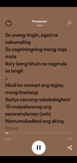 Paraluman - Adie #fulllyrics #adie #paraluman #music #foryoupage #opm#lyrics #adie 