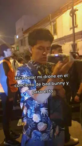 Casi me lo bajan🥲 #badbuny #badbunnyconcert #badbunnypr #drone 