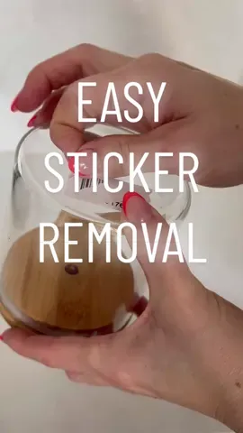 This very annoying task made very easy by this stuff 🙌🏼 #CleanTok #cleaning #cleaningtips #cleaninghacks #cleanwithme #cleaningtiktok #sahm #stickerremovalhack  #stickerremoval #asmr #asmrcleaning #fyp