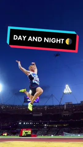 Day and night with a long jump goat 🌗 #gregrutherford #longjump #london2012 #olympics 