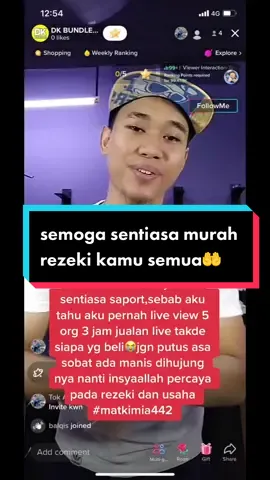 Asa kesempatan insyallah sentiasa saport live kwn2 berniaga,jgn putus asa jalan terus✌️#tokayahskoda #saportmember442 #egent2kimia442 #matkimia #revolusi442 