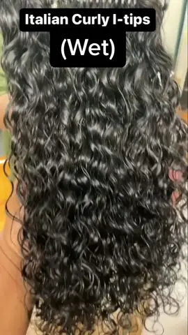 I-tips Italian curly wet so gorgeous 🤩🤩🤩#itipshairextensions #italiancurly#curlyitips #curlyitipextensions #hairstylist#hairsalon#italiancurlyhair #itips #curlyigirl #hairextensionspecialist #itipslondon #itipsatlanta #itipschicago #italiancurlyhairextensions  