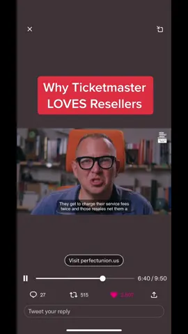📹 cred: @More Perfect Union #ticketmaster #swifttok #ticketmasterdobetter 