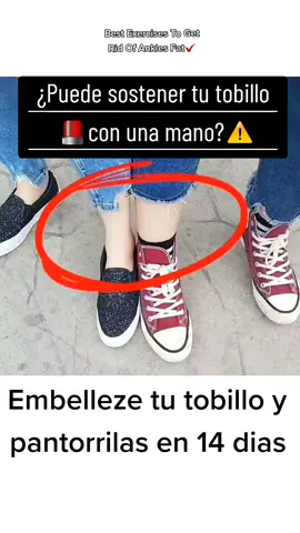 thin ankle⭐Entrenamiento sencillo y efectivo para moldear tus tobillos Rutina para adelgazar la pantorrilas y tobillos Ejercicios de tobillos✔Practicar de 5 a 20 mts#ankle #ankleexercise #saludydeporte #ejerciciosdepantorrilla #bellyfat #ejerciciosencasa #flattummy #thinbody #Fitness #easyworkout