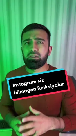 Instagram siz bilmagan funksiyalari💫