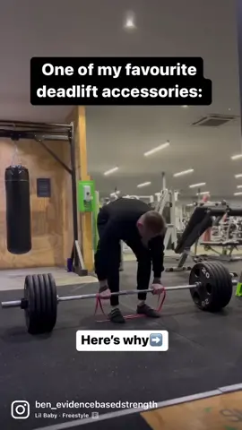 Deadlift w/mini band 🔑  #deadlifttips #deadlift #powerlifting #gym #personaltrainer #onlinecoach 