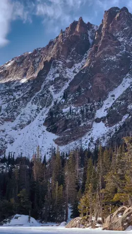 Add ice skating in Rocky Mountain National Park to your bucket list!⛸️#mountains #Hiking #trekking #winteractivities #colorado #nationalpark #iceskatingtiktok #IceSkating #wintervibes #camping #Outdoors #vanlife #naturephotography #mountainscape #snow #winterishere 