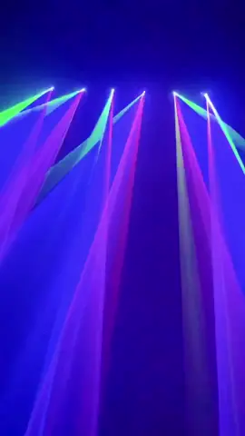 6 head mouth 2W RBG laser light effect#laserlight  #djlight #partylight 