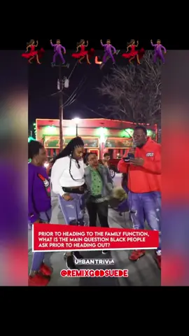 When you get hit with the @Remix god Suede Remix! 😂😂😂 link in bio! #urbantrivia #fyp #foryou #tiktokmademebuyit #manonthestreet #questionoftheday #areyoublack #areyousmart #streetinterview #BlackTikTok #suedetheremixgod #igotgreensbeanspotatoestomatoes #thanksgiving 