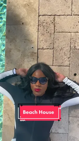 No time for drama! #fyp #tbt #beachhouse #miami #poolside #momsover40 #behindthescenes 