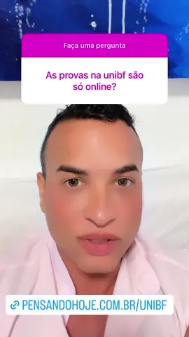 Na UniBF as provas são online? #provas #unibf #avaliações #cursosonline #ensinosuperior #faculdade