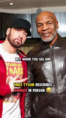 Mike Tyson describes Eminem in person 😂 #rap #hiphop #eminem #miketyson #hiphopofthe90s #fyp #slimshady #funny #podcast #90shiphop #storytime #storytelling #eminemrap #eminemtoktik #eminemtok #raptok #lmao #viral #trending 