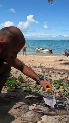 Catch & cook on island #dunkisland #catchandcook 