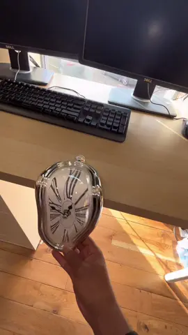 Dali melting clock🤩🕰️#bookshelf #roomdecor #fypシ 