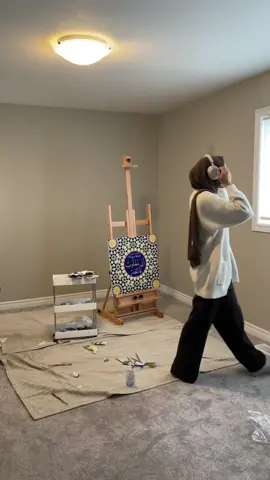 Cleaning my art room! #artoker #hijabiartist #muslimtok 