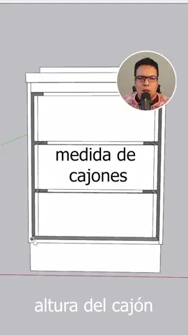 medida de cajones completo 1 min #DIY #hazlotumismo #carpinteria #woodworking #melamina #muebles #cocinasintegrales #turorial