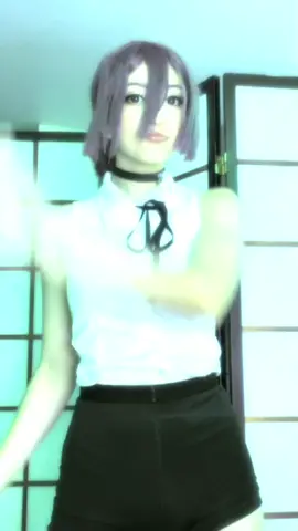 im sorry im addictdd to cosplaying w the rainbow lights on its too i filmed like zero serious content in reze #reze #rezecosplay #chainsawman #chainsawmancosplay #csm #cosplay #anime 