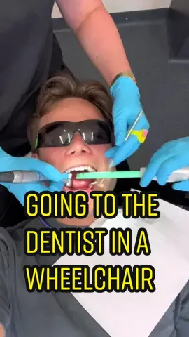 come with me to the dentist. #wheelchair #dentist #teeth #smile #cantwalklol #Vlog 