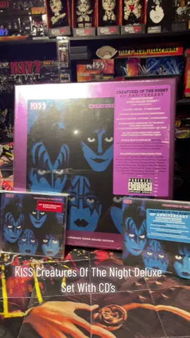 KISS Creatures Of The Night Deluxe Set With CD’s  @georgeskisscollection #kiss #kissfan #kissband #kissnerd #kissnation #kissarmy #kisscollector #kisscollecting #georgeskisscollection @ripitoutace #fyp #georgeskisscollection #fyfgeogeskisscollection 