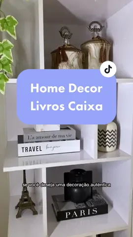 Dica de decoração pra casa: Livros Caixa. São lindos, autênticos e funciinais pois você pode guardar alguns objetos.   Comprei no Mercado Livre o Kit com 3 e paguei 59,90.   #decor #homedecor #review #dicadedecoracao #decoracaodecasa #livrocaixa #dicasutilidades 
