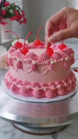 💗💗💗  #cakedecorating #fyp 