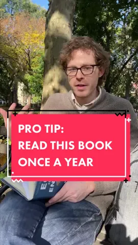 He reads this book once every single year. #authorssupportingauthors #thewritercommunity #writersoftiktok #authorsoftiktok #bookgram #authortips #fellowcreativeminds #femaleauthor #independentauthor #thepowerofwords #writingproblems #authorssupportingauthors #authorscommunity #tiktokauthors #whatisyourfavoritebook #egoistheenemy #ryanholiday #thehappinesshypothesis 