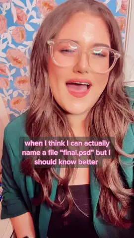 Listen, naming your final file anything with “final” in it is just granting the universe permission to make sure your client has another 1600 revisions. #designerhumor #graphicdesign #clientsbelike #artschoolthings #freelancelife 