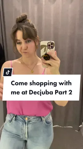 Jeans shopping is so emotionally exhausting, honestly 😪 #comeshoppingwithme #decjuba #size12 #jeans #tryon #changeroom #haul #gcup