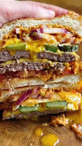 🍔 DOUBLE CHEESEBURGER 🍔 #cheeseburger #burger #doublecheeseburger #tiktokfood 