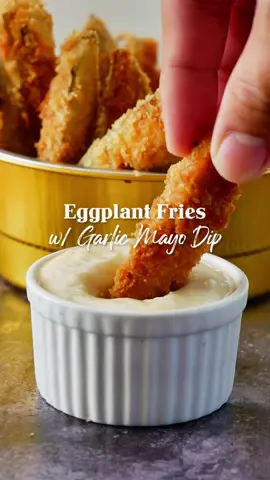 Eggplant Fries with Garlic Mayo Dip #foodieph #Recipe #eggplantfries #eggplantrecipe #talong 