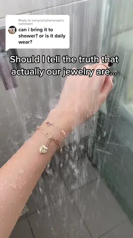 Replying to @currycurryharryraya the answer is… a big YAS. #waterproofjewelry #waterproof #handmadebracelet  