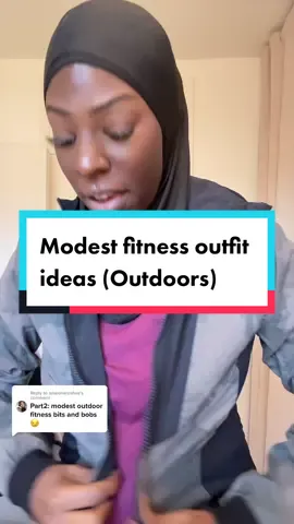 Replying to @ameenaroshae @adidas trench defo gets worn for normal outfits too😂 the @syndeed_official waterproof sets are my fav for outdoor use! Been caught in the rain with this one and it saved me on my run. 😅👍🏾 #modestfitnesswear 
