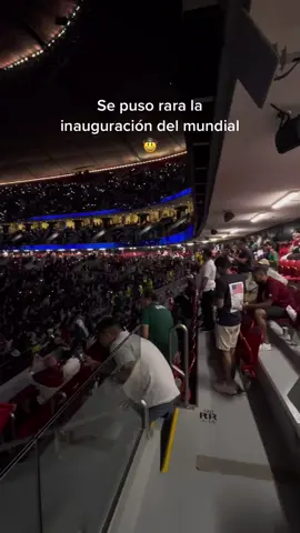 Se puso rara la inauguración de la #FIFAWorldCup 🤠 #Qatar2022 #GrupoFirme #futbol #TikTokDeportes #josegloria 