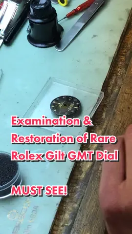 Attempt to acid wash a very rare Rolex 60’s gilt GMT dial.  You be the judge!  Look for an appearance by then 18 year old Tyler aka #vookum@vookum @vookumverified @James Buckley @Veralet #watchtok #luxury #watchdealer #nyc #entrepreneur 