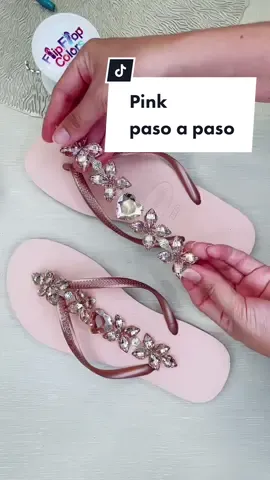 Decorated sandals havaianas, available in my etsy shop 