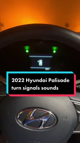 2022 Hyundai Palisade turn signal/hazard sounds #fyp #hyundai #hyundaipalisade2022 #2022 #palisade #carsoftiktok #suvsoftiktok #suv #turnsignal #sounds #hazards #hyundaipalisade 
