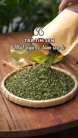 Mất ngủ quá thì thử ngay trà tim sen này ngay nhé cả nhà ơi#tra #tratamsenchinhhang  #tratimsen 