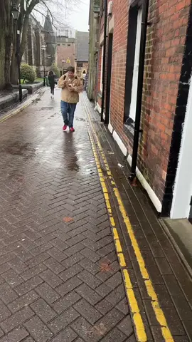 When you eat ice cream … in the rain 😹😹😹😹 lol poor guy @rondog #rain #sad #mcdonalds #eating 