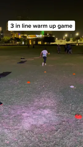 At The Park Funcional training session Dubai Science Park 3 In Line Warm up game #getonthemove #fungame #warmupgames #atthepark #Fitness 