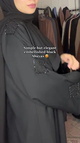 Simplicity in abayas 😍😍😍😍 #abayastyle #OOTD #modestinspiration #abayafashiontrends #trendingmuslimvideo #muslimah 