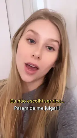 Refalexao do dia sobre ser rica…