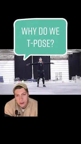 Just [hopefully] clearing up a few questions on why we T-pose during mocap! #actor #actortok #mocap #motioncapture 