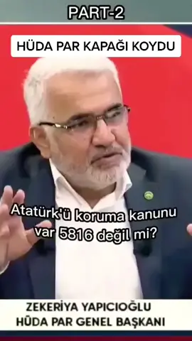 HÜDA PAR GENEL BAŞKANI ZEKERİYA BAŞKAN ATATÜRK İÇİN NE DEDİ? #selamtiktok 