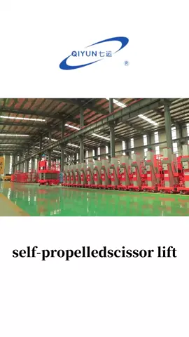 Flexible in movement and convenient in operation#liftingplatform #selfpropelledscissorlift #highaltitudeoperation