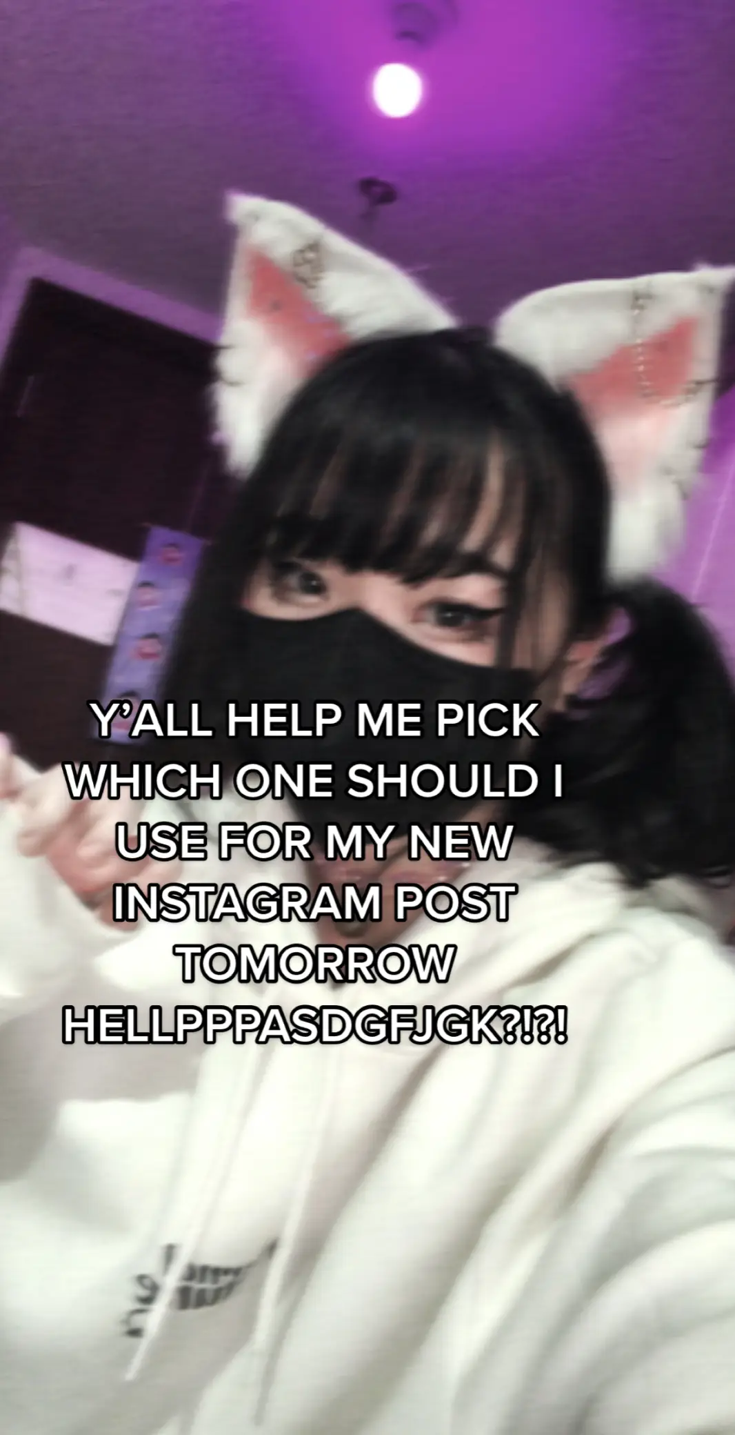 HELP PLZ I CANT DECIDE😭💔 (IG: @kitsunee.___) will b posted tomorrow ‼︎ #fypシ  #kitsunee #anime #cat #catears #neko #nekomimi #shiro #manga #xyzbca #post #gacha #cosplay #dabloons 